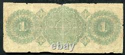 1864 $1 Un Dollar The Oil City Bank Of Oil City, Pa Billet Obsolète Rare