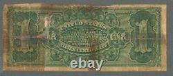 1886 États-unis 1 $ Un Dollar D'argent Certificat De Grande Taille Note / Bill S512