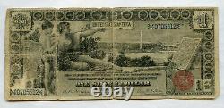 1896 $1 One Dollar Large Size Educational Silver Certificate Bill (en 1896)