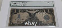 1899 $ 1 $ Certificat D'argent D'un Dollar Black Eagle Note Fr. 234 Héritage Vg-8