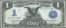 1899 $ 1 Dollar Black Eagle Certificat En Argent Note Fr#235