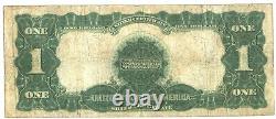 1899 $ 1 Dollar Black Eagle Silver Certificat Grande Taille Note Devise Mb965