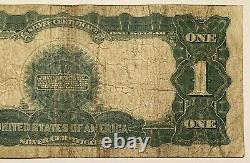 1899 Nous $1 Un Dollar Certificat D'argent Bill Black Eagle Note Wow Nice