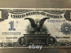 1899 Série $1 One Dollar Silver Certificate Billet De Grande Taille