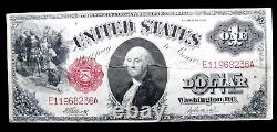 1917 $ 1 $ 1 Dollar Appel D'offres Légal Us Note De Grande Taille - Nice - #115