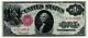1917 $ 1 Grande Taille U. S. Appel D'offres Légal Note Un Dollar Sceau Rouge Bill Amazing