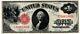 1917 $1 Grande Taille U.s. Legal Tender Note One Dollar Red Seal Bill Amazing