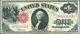 1917 $1 Un Dollar Sawhorse États-unis Note Fr#37