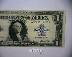 1923 $ 1 Dollar De Couverture De Cheval Argent Certificat De Grande Taille Note Hi-grade