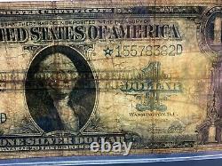 1923 $ 1 Dollar Star Note Grand Certificat D'argent