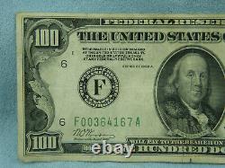 1928 A $100 Un Cent Dollars Bill Federal Reserve Note, Banque D'atlanta Ga