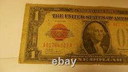 1928 Sceau Rouge Un Dollar Bill États-unis Légal Appel D'offres 1 Dollar Note