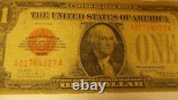 1928 Sceau Rouge Un Dollar Bill États-unis Légal Appel D'offres 1 Dollar Note