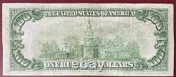 1928 Un Projet De Loi De 100 $ Un Millier De Dollars Redémable Dans La Réserve Fédérale D'or #41530