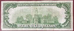 1928 Un Projet De Loi De 100 $ Un Millier De Dollars Redémable Dans La Réserve Fédérale D'or #41532