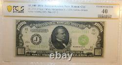 1934 1000 $ Kansas City One Mille Dollar Note Lgs Pcgs Xf40