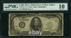 1934 A 1000 $ 1 000 $ Atlanta Federal Reserve Note Pmg Vg 10 Fr#2212f