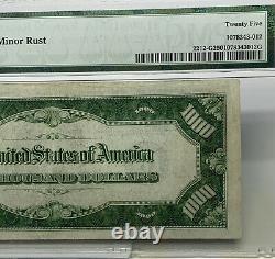 1934 Chicago 1000 $ Billet De Mille Dollars Réserve Fédérale Note Pmg Vf 25