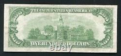 1934-a 100 $ Cent Dollars Frn Federal Reserve Note New York, Ny Xf