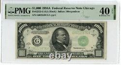 1934-a 1 000 $ Note De La Réserve Fédérale Chicago Pmg 40 Epq Jm190