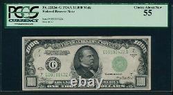 1934a 1000 $ Billet D'un Millier De Dollars Devise Encaisse Note Argent Pcgs Au 55