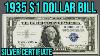 1935 1 Dollar Bill Silver Certificate Blue Seal Complete Guide Combien Vaut-il Et Pourquoi