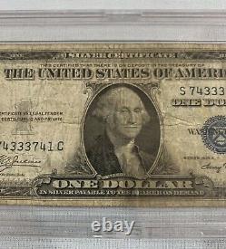 1935 Certificat Silver Un Bill Dollar Blue Seal Red S Note