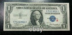 1935a Série 1 Dollar Argent Certificat Expérimental R Note Crispy Xf