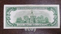 1950 B Projet De Loi D'une Centaine De Dollars 100 $ Note De La Réserve Fédérale Meilleure Note #53804