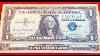 1957 Silver Certificate Us One Dollar Bill Blue Seal