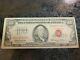 1966 100 $ Note Des États-unis Sceau Rouge Vf+ Un Billet D'une Centaine De Dollars