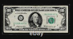 1969 (chicago) Cent Dollars 100 $ Bill Federal Reserve Note (sca)
