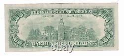 1981 A $100 Un Cent Dollars Bill Réserve Fédérale Note B New York