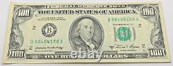 1981 Un billet de 100 $ de la série A : une monnaie vintage de cent dollars.
