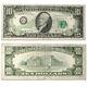 1981 Un Billet De Réserve Fédéral De 10 Dollars Des États-unis Avec Une Surimpression Inversée Sur L'avers