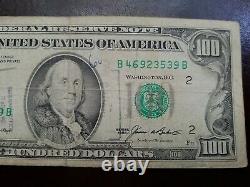 1985 100 $ Cent Dollars Bill Federal Reserve Note Bank Of New York
