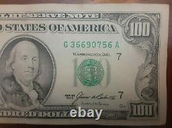 1985 G Chicago Vintage U.s. Cent Dollars Note 100 $ Xf