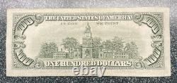 1985 (b) 100 $ Un Cent Dollars Bill Federal Reserve Note New York Vintage Old