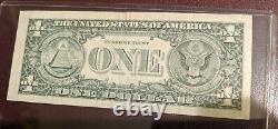 1988 Un Dollar Bill Of Center Erreur Imprimer Bill Atlanta Géorgie