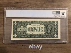 1988a Chicago 1$ Un Dollar Note Web-pcgs Graded Gem Unc 65ppq
