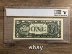 1988a Chicago 1$ Un Dollar Note Web-pcgs Graded Gem Unc 66ppq