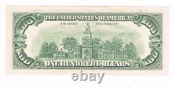 1990 (l) 100 $ Bill Un Cent Dollar Note De La Réserve Fédérale De San Francisco