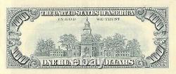 1993 Billet de 100 dollars de la Réserve fédérale de Chicago, série de billets de 100 dollars