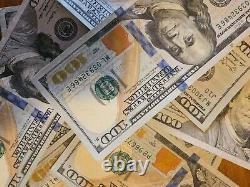 (1) 100 $ Bill One Hundred Dollar Us Monnaie Monnaie Monnaie- Billet Rapide