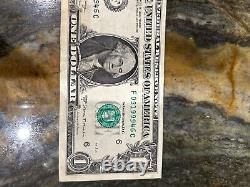 $1 Enk Well Contamination Erreur Un Dollar Bill