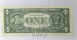 $1 Star Note New York (b) Série Série 07928791 Note De Remplacement D'un Dollar