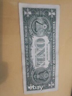 1 dollar bill numéro de série spécial