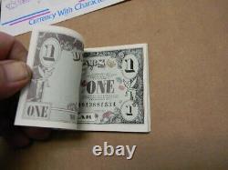 2000 Walt Disney Dollar Uncirculé $1 Un Dollar Bill A Série Mickey Set 25