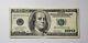 2003 $ 100 $ Bill Federal Reserve Note, Us Serial # Db25520574d