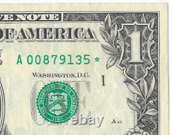 2003 Billet d'un dollar étoilé mal aligné (3) dans le numéro de série
